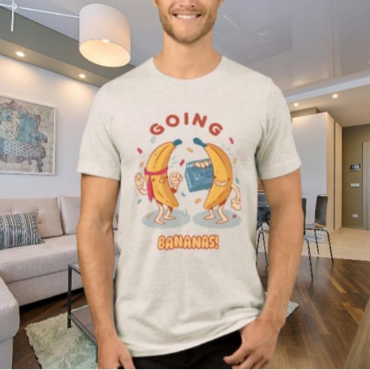 バナナでパーティーを盛り上げよう!Tシャツ トライブレンドTシャツ