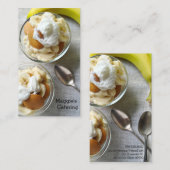 バナナとクッキーで作ったプディング 名刺 (正面/裏面)