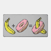 バナナとドーナツ デスクマット (正面)