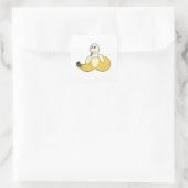 バナナとヘビ スクエアシール (バッグ)