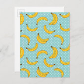 バナナとポークドット ポストカード (正面/裏面)