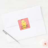 バナナになろう！ スクエアシール (封筒)