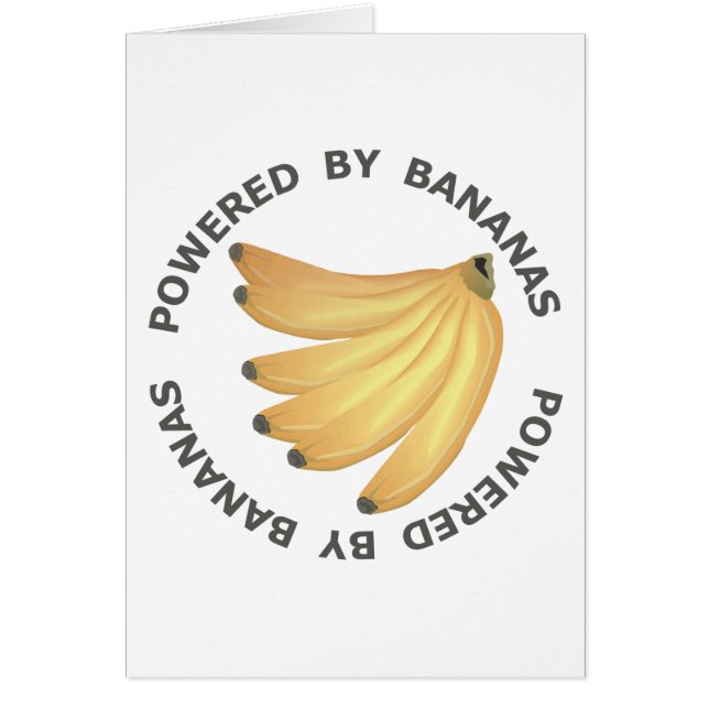 バナナによって動力を与えられる (正面)