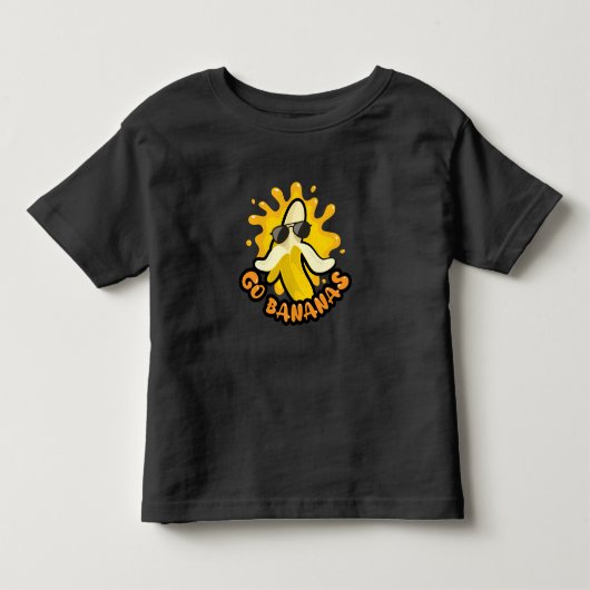バナナに行く トドラーTシャツ (正面)