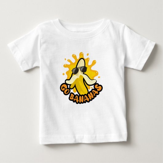 バナナに行く ベビーTシャツ (正面)