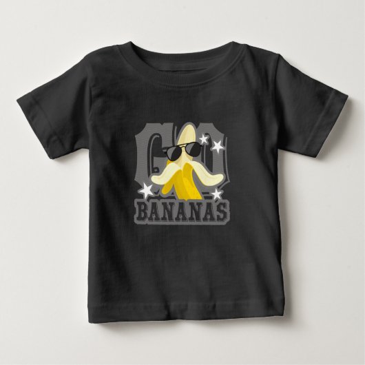 バナナに行く ベビーTシャツ (正面)