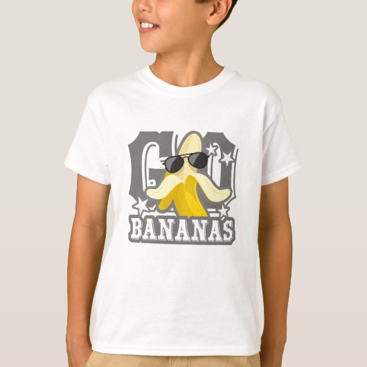 バナナに行く Tシャツ (正面)