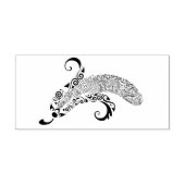 バナナのアートスタンプをスクロール ラバースタンプ (インプリント)