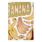 バナナのイラストレーション ミニクリップボード (裏面)