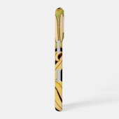 バナナのイラストレーション iPhone 16ケース (右側面)