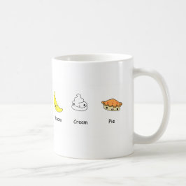 バナナのクリームパイの友人 コーヒーマグカップ