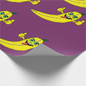 バナナのデザインの包装紙 ラッピングペーパー (角)