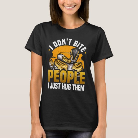 バナナのヘビのためのボールパイソンの植物学者パン Tシャツ (正面)