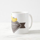 バナナのロゴのマグ コーヒーマグカップ (正面右)