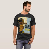 バナナの一握り-まねて下さいClint (黒いnero)を Tシャツ (正面フル)