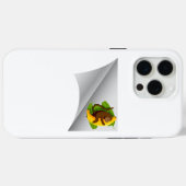 バナナの付いた猿 Case-Mate iPhoneケース (裏面 (横))