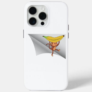 バナナの付いた猿 iPhone 15 PRO MAXケース