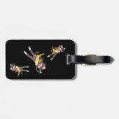 バナナの剣を持つカスタマイズソックス猿 ラゲッジタグ (裏面横)