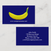 バナナの名刺のテンプレート 名刺 (正面/裏面)