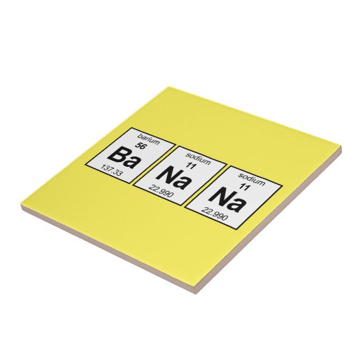 バナナの周期表 タイル (側面)