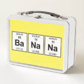 バナナの周期表 メタルランチボックス (正面)