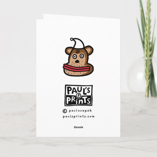 バナナの夢 カード (裏面)