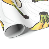 バナナの大きな継ぎ目のないパターン ラッピングペーパー (ロールコーナー)