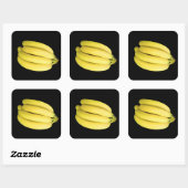 バナナの束 スクエアシール (シート)