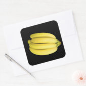 バナナの束 スクエアシール (封筒)