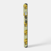 バナナの束 iPhone 15ケース (左側面)