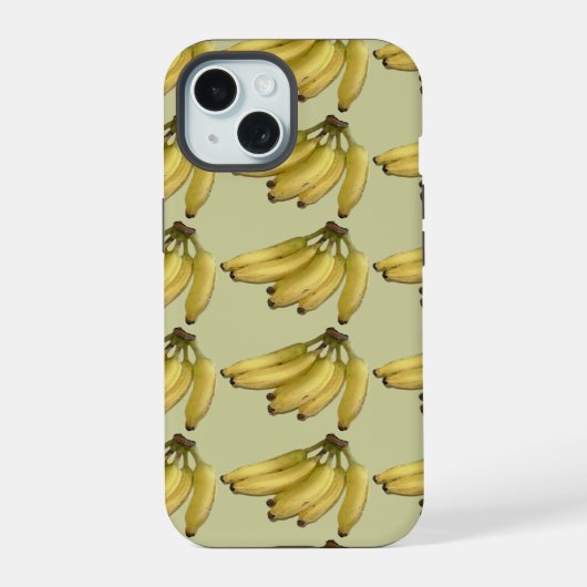 バナナの束 iPhone 15ケース (裏面)
