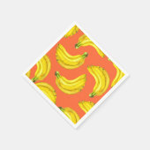 バナナの水色 スタンダードカクテルナプキン (角)