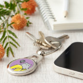 バナナの猫 キーホルダー (側面)