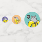 バナナの猫 コンフェッティ (裏面)