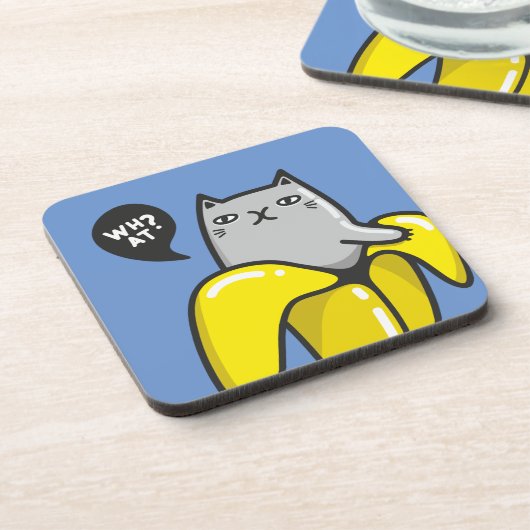 バナナの猫 コースター (左側)