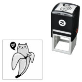 バナナの猫 セルフインキングスタンプ (インサイチュ)