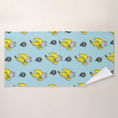 バナナの猫 バスタオル (バスタオル)