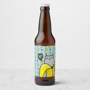 バナナの猫 ビールラベル