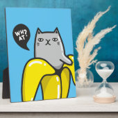 バナナの猫 フォトプラーク (側面)