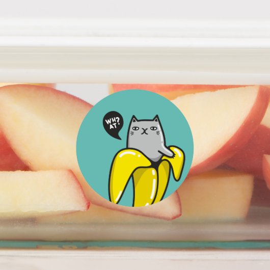 バナナの猫 ラベル (貼付)
