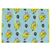 バナナの猫 ラージペーパーバッグ (裏面)