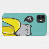 バナナの猫 Case-Mate iPhoneケース (裏面(横))
