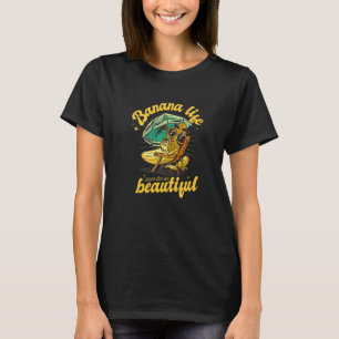 バナナの生活はとても美しい Tシャツ