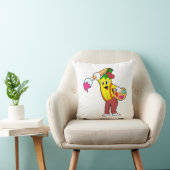 バナナの画家と絵筆 クッション (椅子)