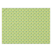 バナナの葉およびフルーツパターン テーブルクロス (正面(横))