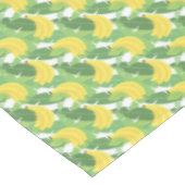 バナナの葉およびフルーツパターン テーブルクロス (アングル)