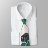 バナナの葉のデザインのタイ ネクタイ (タイ)