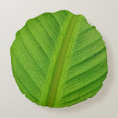 バナナの葉のバナナ繊維 ラウンドクッション (裏面)