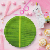 バナナの葉の紙皿 ペーパープレート (パーティー)