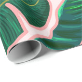 バナナの葉の赤面 ラッピングペーパー (ロールコーナー)